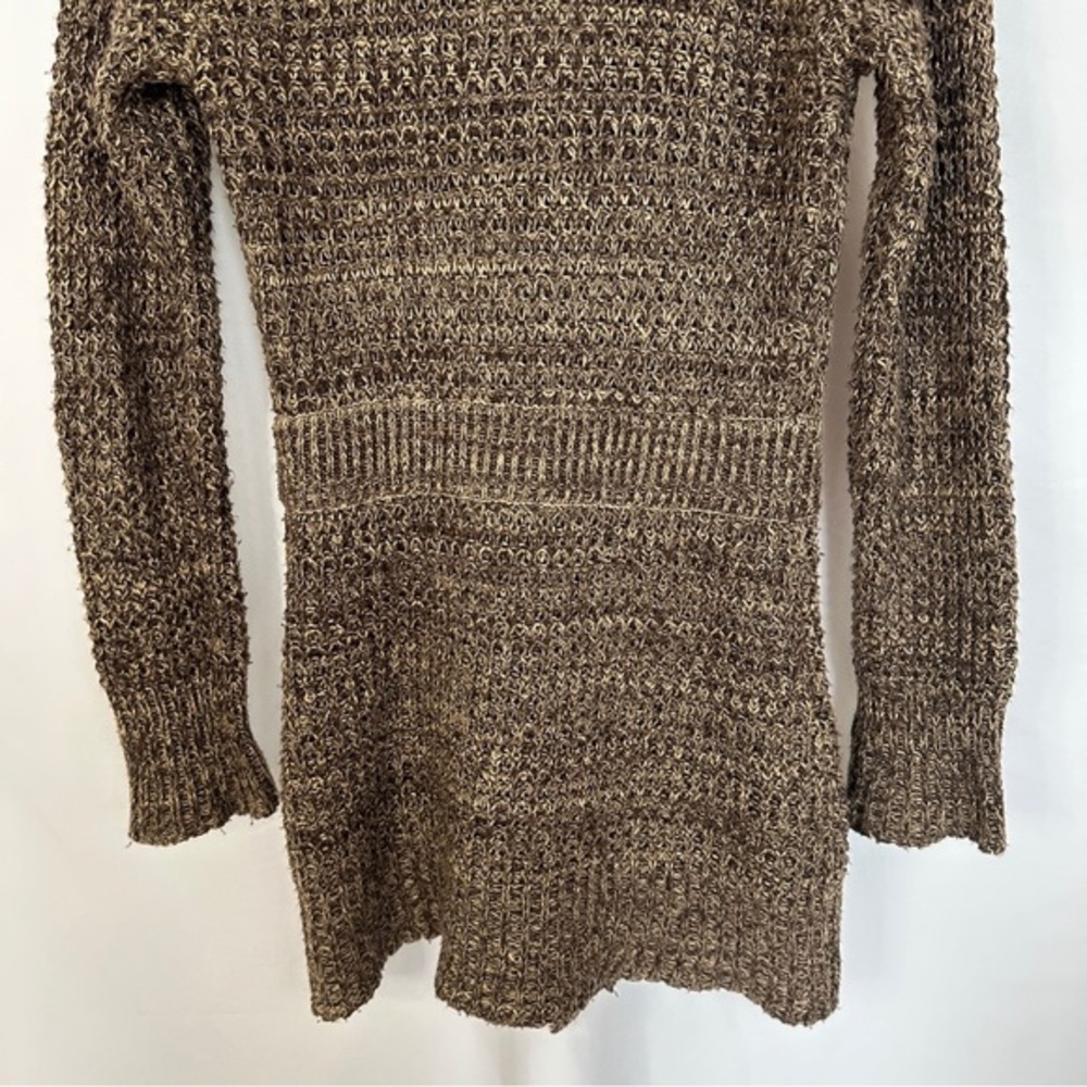 Vintage Say What USA Faux Fur Cardigan Sweater Women Size Medium Y2K Retro - Picture 10 of 11